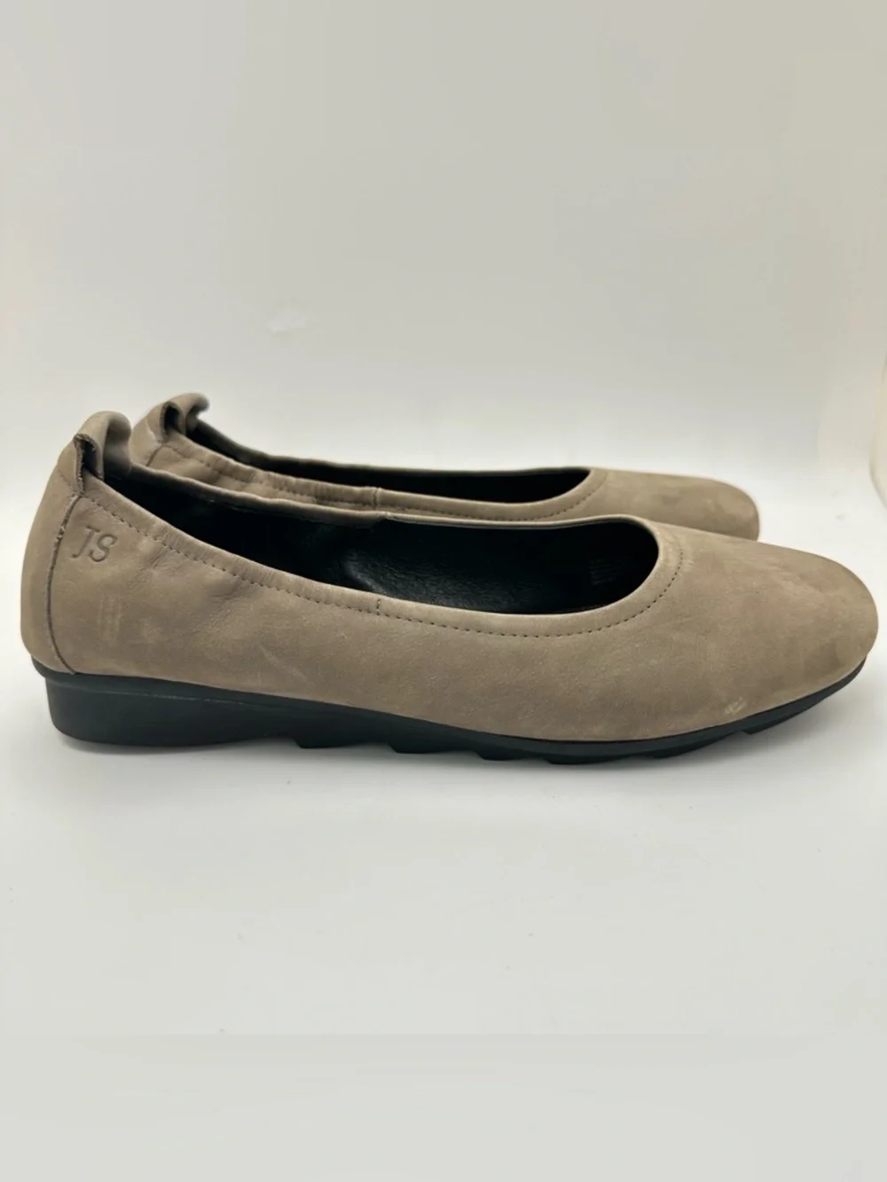 Josef Seibel Double Air Reaction Ballet Flats Tan Suede EU40/US 9 Nubuck Leather